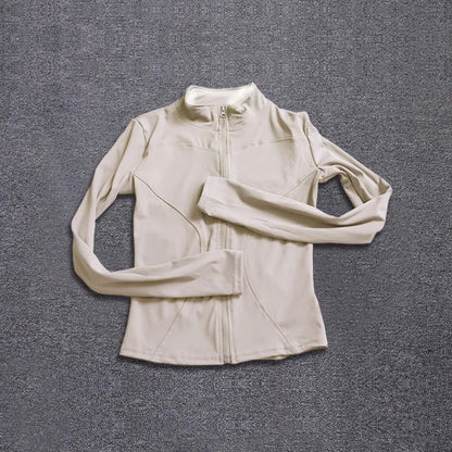 Women Sport Jacket Long Sleeve Fitness Shirt 9