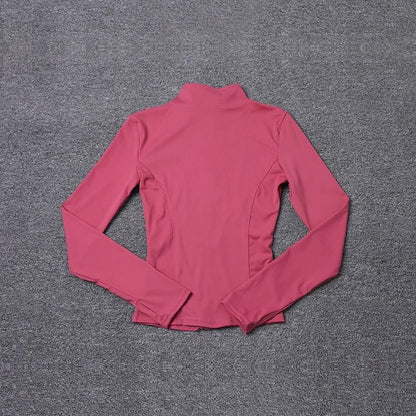 Women Sport Jacket Long Sleeve Fitness Shirt 11