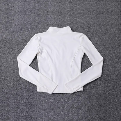 Women Sport Jacket Long Sleeve Fitness Shirt 15