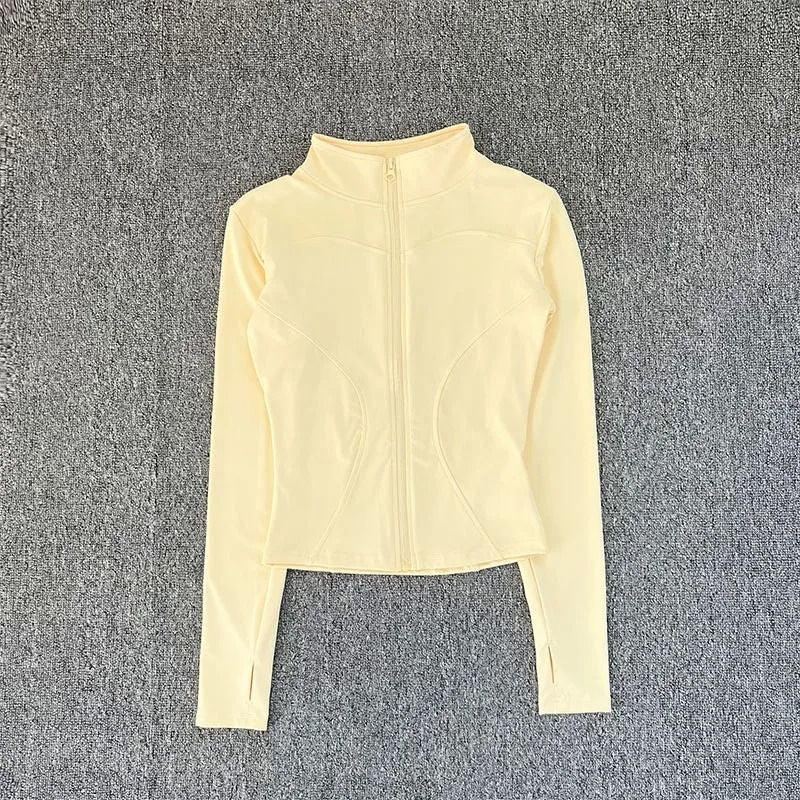Women Sport Jacket Long Sleeve Fitness Shirt 16