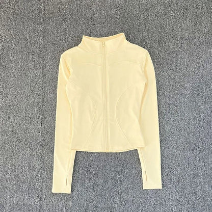 Women Sport Jacket Long Sleeve Fitness Shirt 16