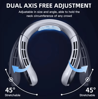 Xiaomi Neck Fan Portable Bladeless 8000mAh Rechargeable Air Cooler With LED Display 2