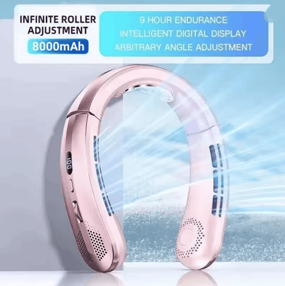 Xiaomi Neck Fan Portable Bladeless 8000mAh Rechargeable Air Cooler With LED Display 5