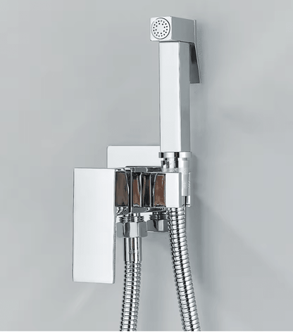 Matte Black Bidet Faucet Solid Brass Hot And Cold Water Mixer Tap 2