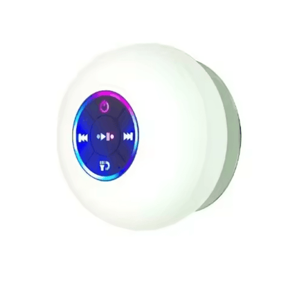 Mini Portable Bluetooth Speaker Waterproof With LED Lights And Suction Cup 3