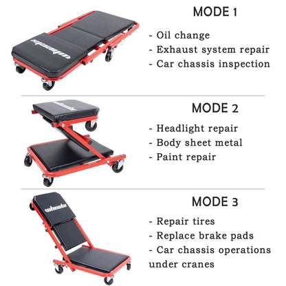 Rolling Mechanic Creeper Seat 2