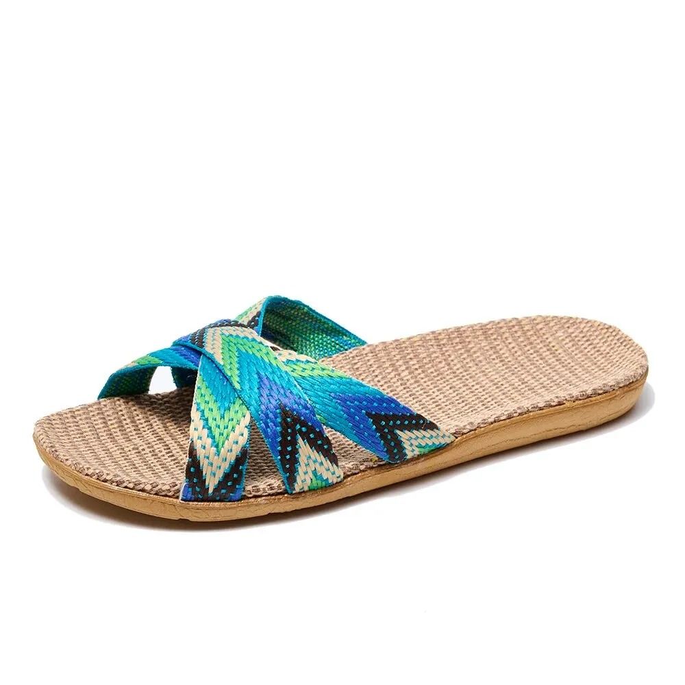 Lightweight Linen Indoor Slippers For Home 7