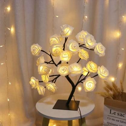 LED Rose Tree Night Lamp With USB Power 2