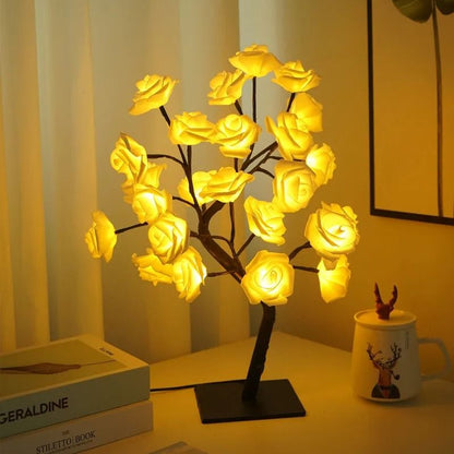 LED Rose Tree Night Lamp With USB Power 3