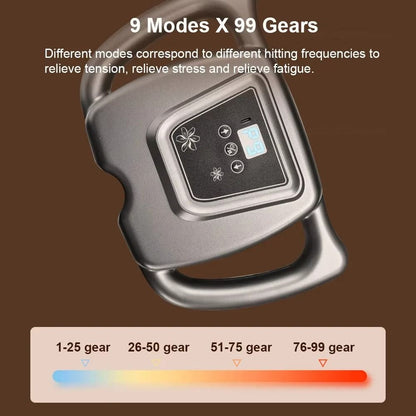 High Frequency Muscle Massager Gun With 20 Speeds And 6 Heads 4