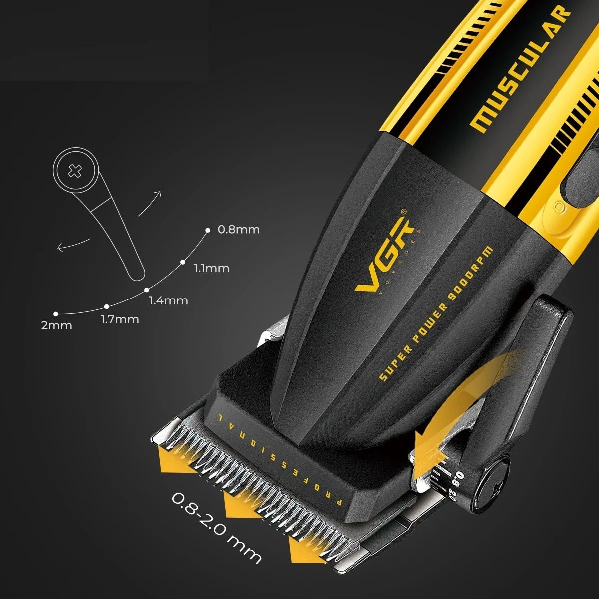 Rechargeable Professional Hair Clippers 3