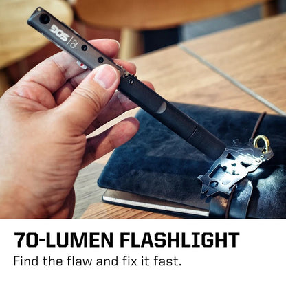 SOG Baton Q2 4in1 EDC Pen Multitool With Flashlight Knife And Screwdriver 4