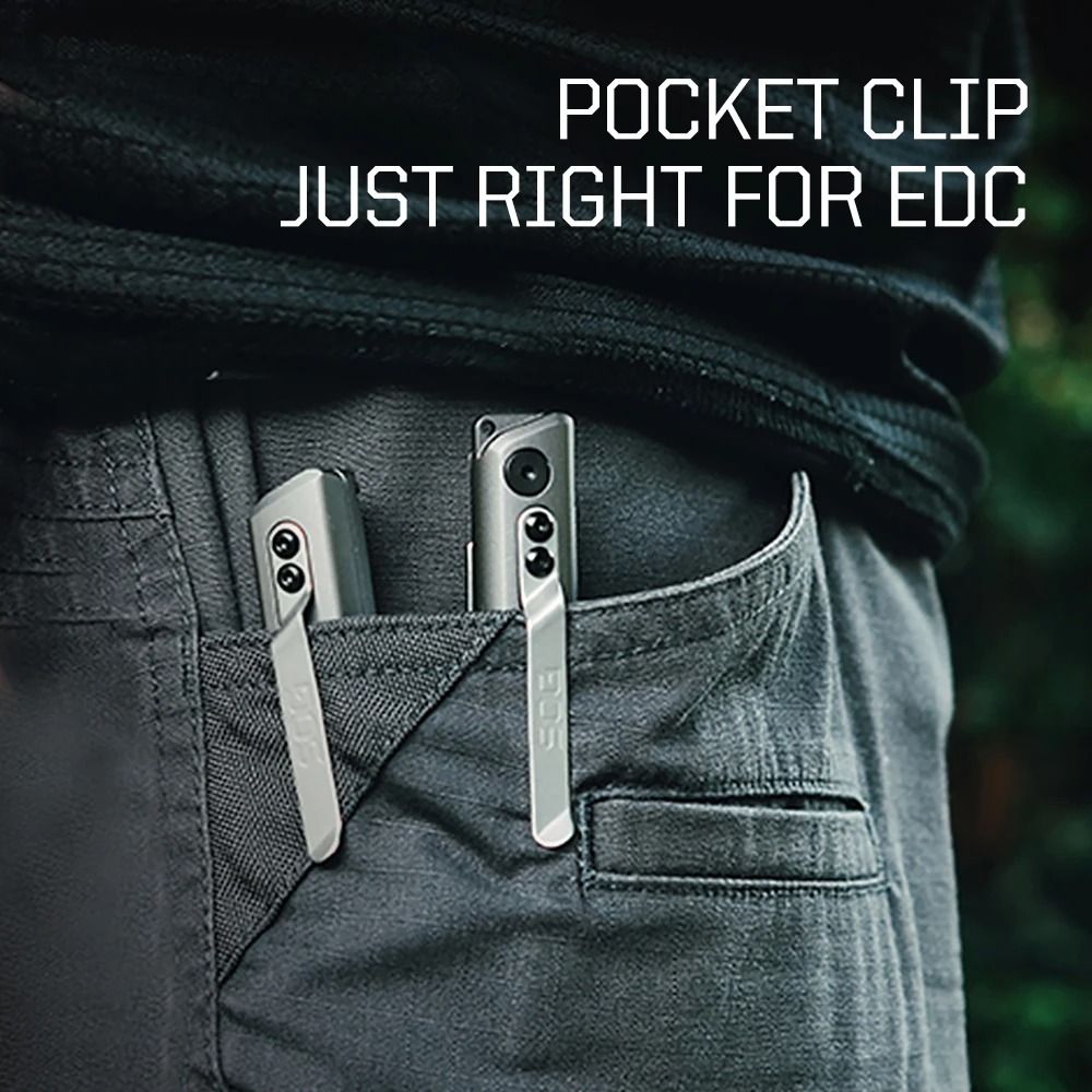 SOG Baton Q2 4in1 EDC Pen Multitool With Flashlight Knife And Screwdriver 5
