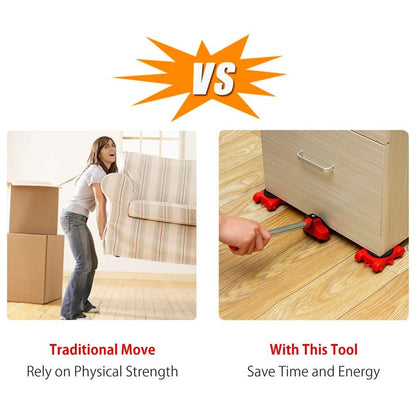 Heavy Duty Furniture Lifter And Mover Set With 4 Roller Pads 2