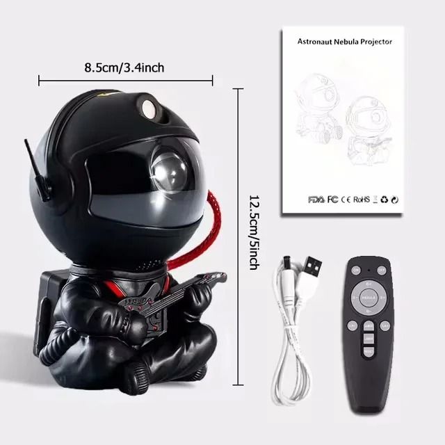 Astronaut Star Projector Galaxy Night Light With Remote Control 9