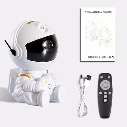 Astronaut Star Projector Galaxy Night Light With Remote Control 8