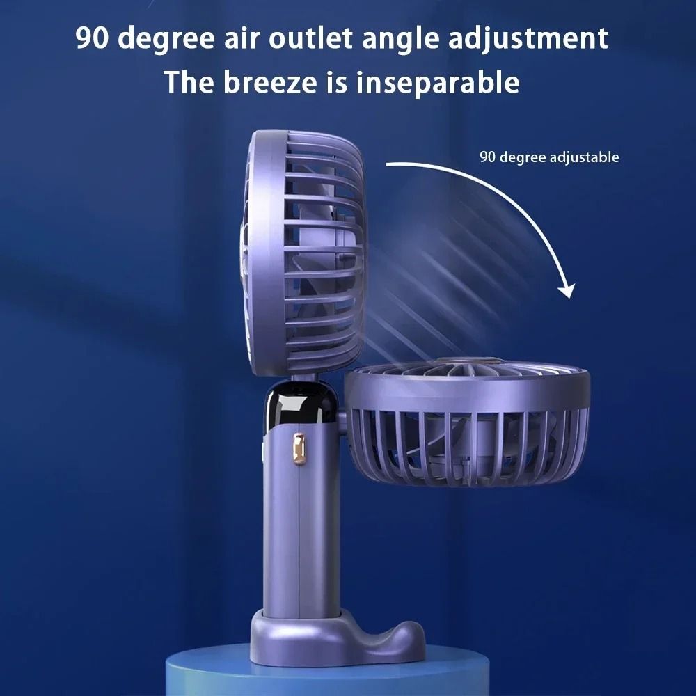 Portable Rechargeable Neck Fan Mini Air Conditioner With 5 Speeds 4