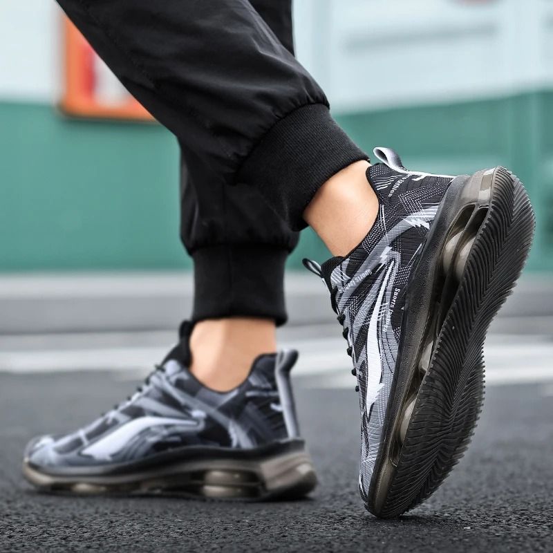 Air Cushion Breathable Mesh Sneakers for Men