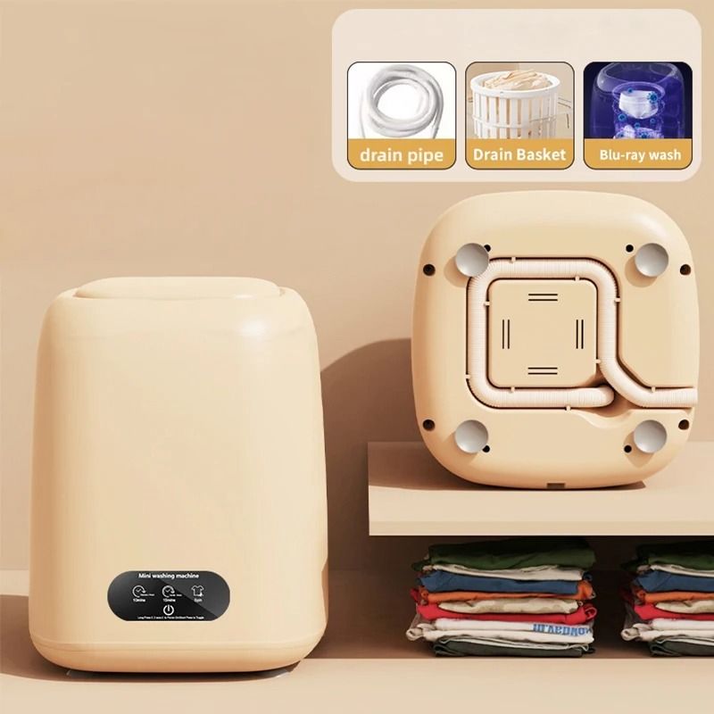Portable Mini Washing Machine With Spin Dryer 3