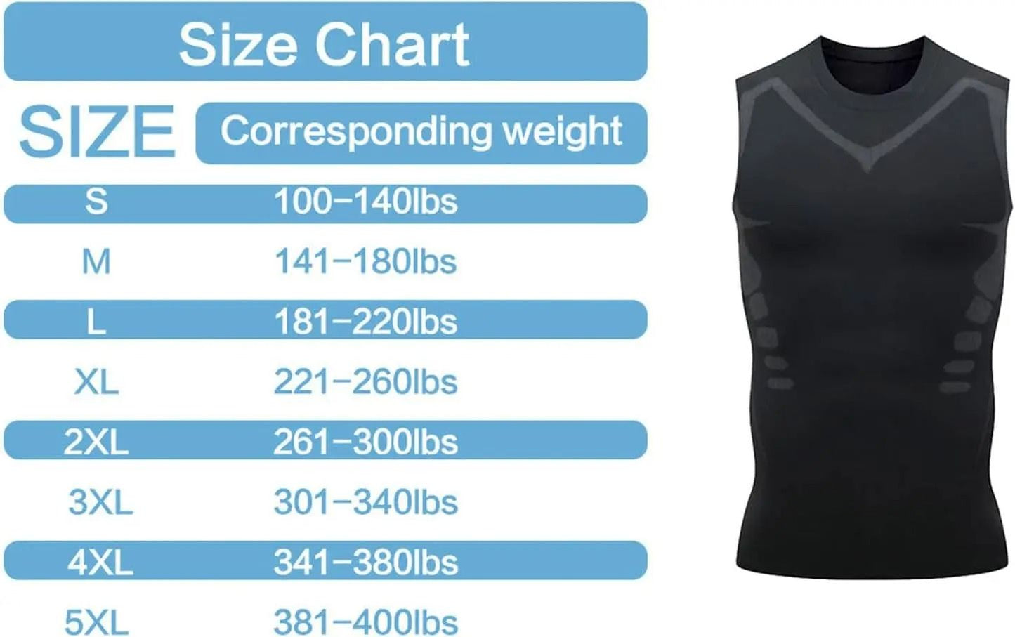 Men Compression Shaping Vest 3