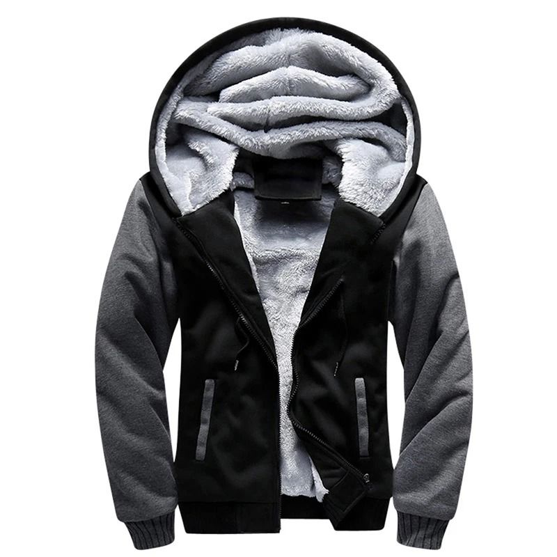 Mens Camouflage Winter Jacket With Fleece Lining And Hood 9