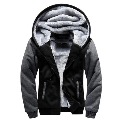 Mens Camouflage Winter Jacket With Fleece Lining And Hood 9