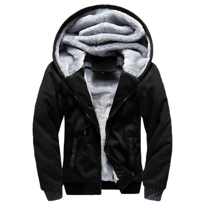 Mens Camouflage Winter Jacket With Fleece Lining And Hood 10