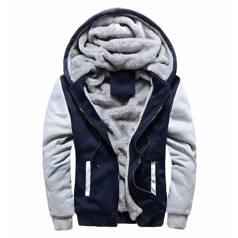 Mens Camouflage Winter Jacket With Fleece Lining And Hood 6