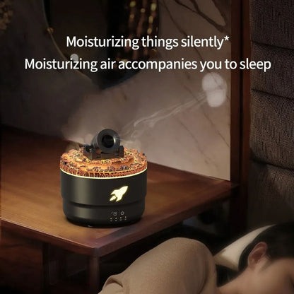 Cannon Aromatherapy Diffuser And Humidifier With Jellyfish Spray And 7 Color Night Light 6