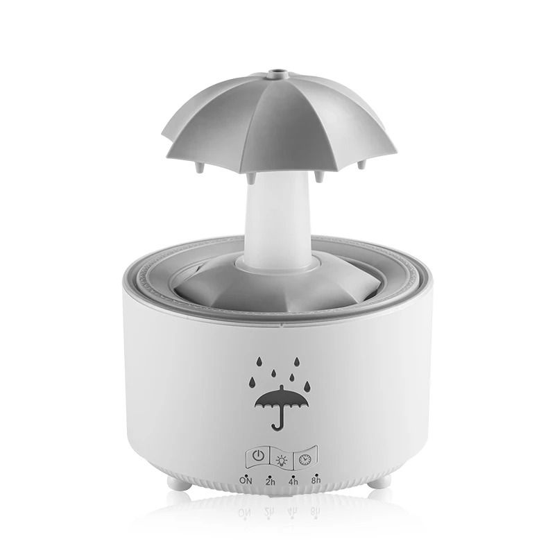 Cloud Rain Humidifier With Aroma Diffuser Night Light And Remote Control 7