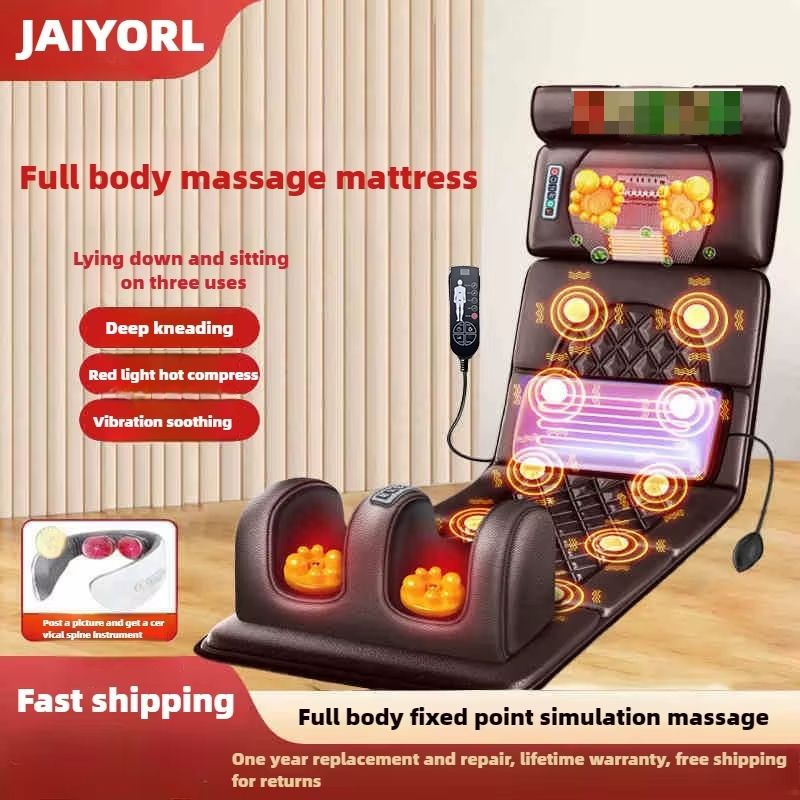 Electric Full Body Massage Mattress With Heat  Airbag Cushion For Back Neck Shoulder And Waist Rela 10