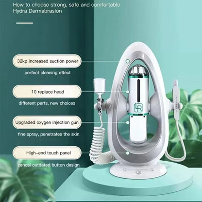 Hydra Dermabrasion Facial Device  Blackhead Remover  Oxygen Bubble Skin Cleaner 2