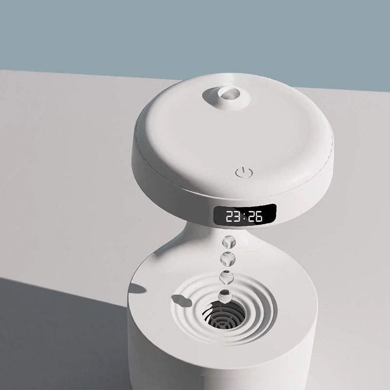 AntiGravity Humidifier With Water Drop Effect And Night Light 3