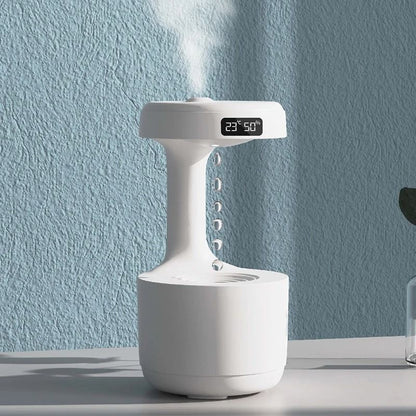 AntiGravity Humidifier With Water Drop Effect And Night Light 6