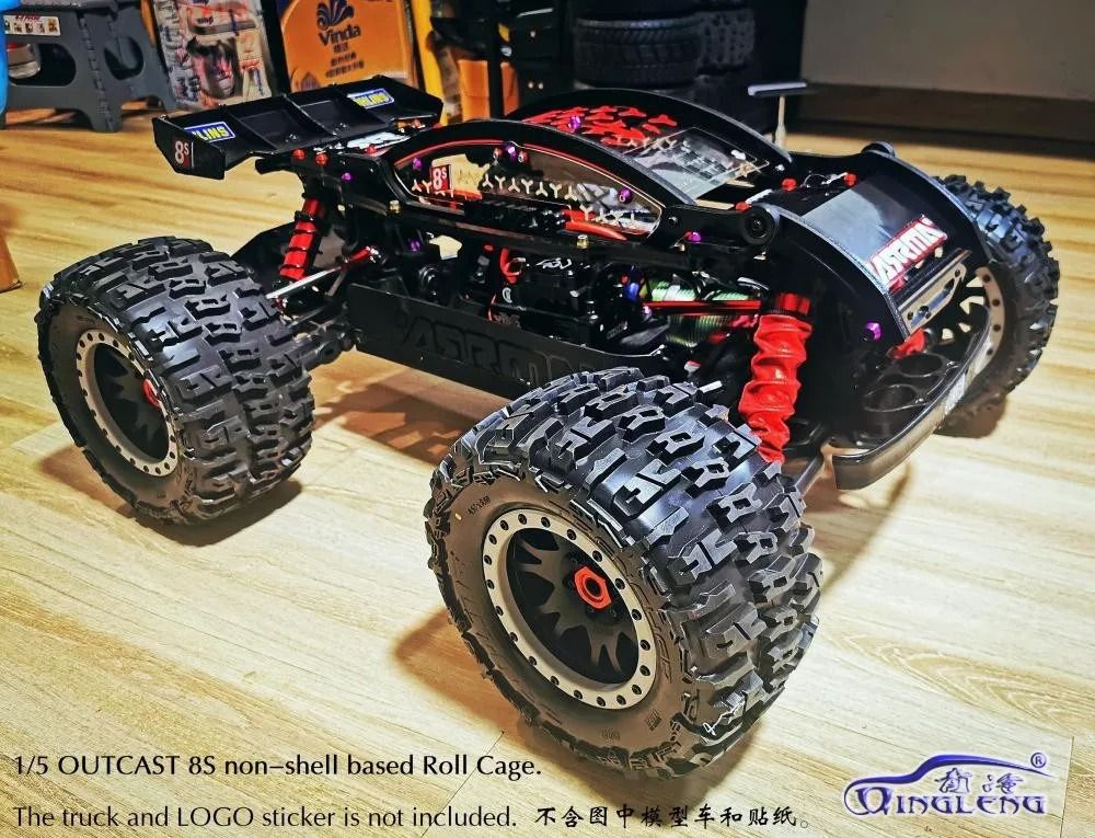 ARRMA Outcast 8S Roll Cage Body Protection Frame Composite Shell 1