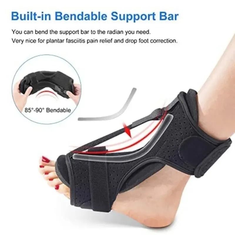Adjustable Plantar Fasciitis Night Splint Foot Brace For Heel And Arch Pain Relief 2
