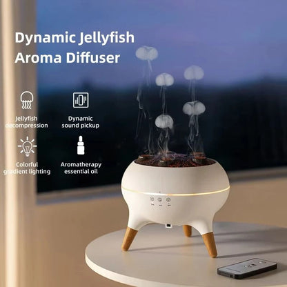 Flame Effect Aromatherapy Diffuser With Remote Control 250ml 2