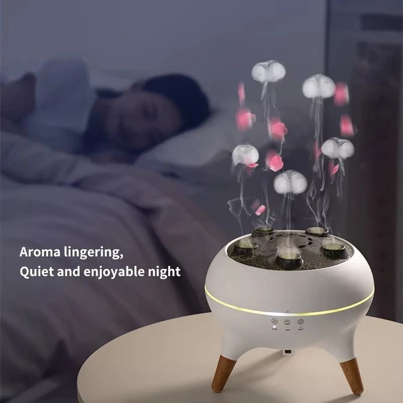 Flame Effect Aromatherapy Diffuser With Remote Control 250ml 5