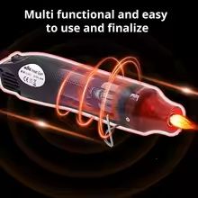 Mini Hot Air Gun For Crafts And DIY  Electric Heat Tool With Stand For Shrink Wrapping And Solderin 2