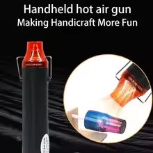 Mini Hot Air Gun For Crafts And DIY  Electric Heat Tool With Stand For Shrink Wrapping And Solderin 4