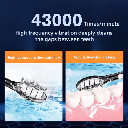 SUBORT S9 Sonic Electric Toothbrush  USB Rechargeable Whitening Toothbrush With Ultrasonic Cleaning 2