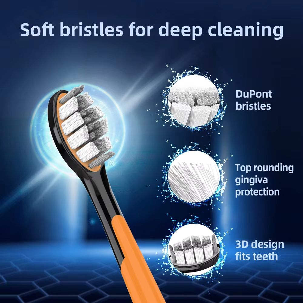SUBORT S9 Sonic Electric Toothbrush  USB Rechargeable Whitening Toothbrush With Ultrasonic Cleaning 3