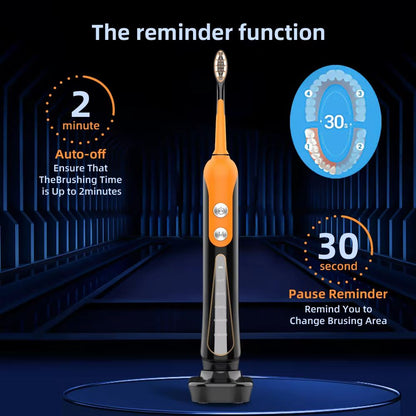 SUBORT S9 Sonic Electric Toothbrush  USB Rechargeable Whitening Toothbrush With Ultrasonic Cleaning 4