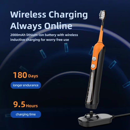 SUBORT S9 Sonic Electric Toothbrush  USB Rechargeable Whitening Toothbrush With Ultrasonic Cleaning 5