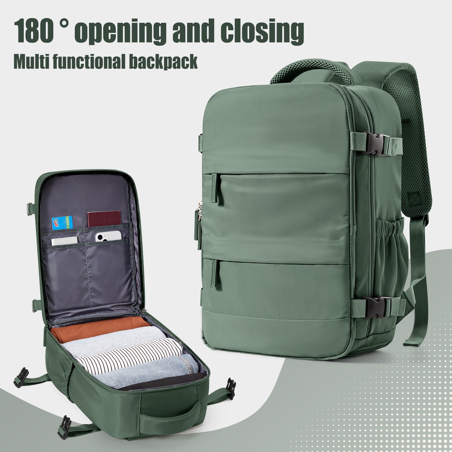 Ryanair Backpack Cabin Bag Travel Backpack, Hand Luggage for Men & Women, Leisure Laptop