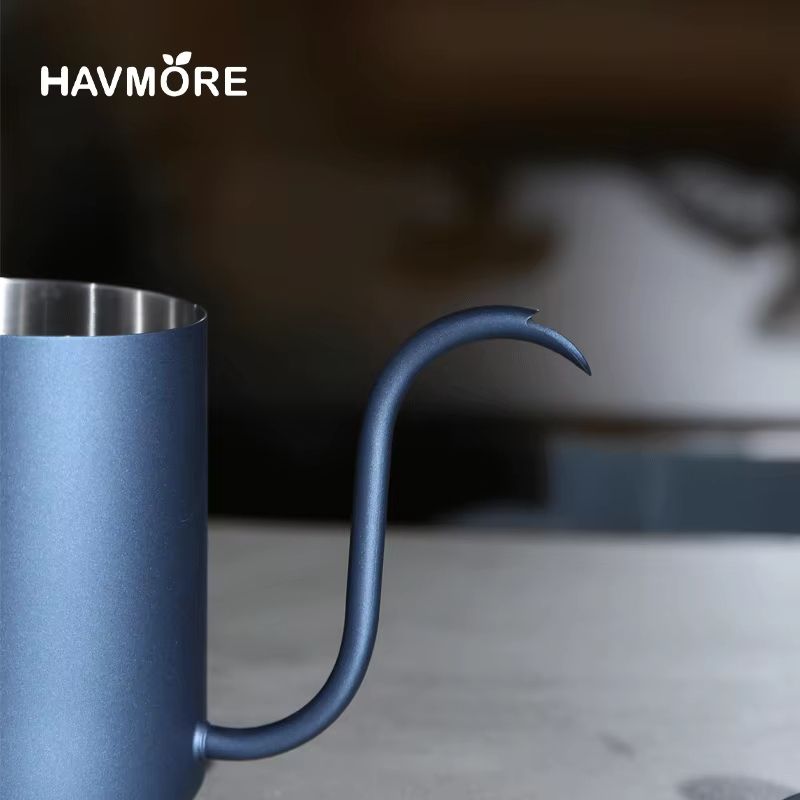 304 Stainless Steel Gooseneck Coffee Kettle  600ml Pour Over Espresso Maker For Barista Brewing 1