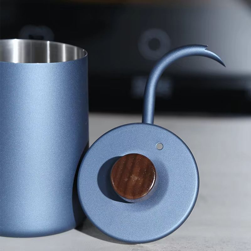 304 Stainless Steel Gooseneck Coffee Kettle  600ml Pour Over Espresso Maker For Barista Brewing 4