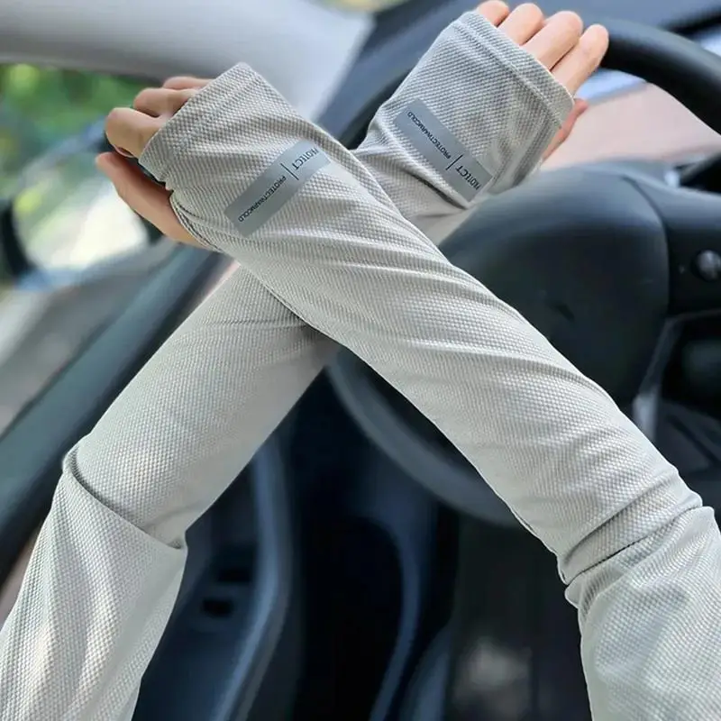 Summer Outdoor Loose Sleeves With UV Protection Oversized Ice Sleeves For Men Breathable Cooling Ar 7
