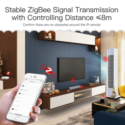 MOES Tuya ZigBee Smart IR Remote  Universal Infrared Remote Controller Compatible With Alexa And Go 3