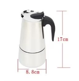 Classic Stovetop Moka Pot Espresso Maker  Italian Style Coffee Percolator 469 Cup Options 6